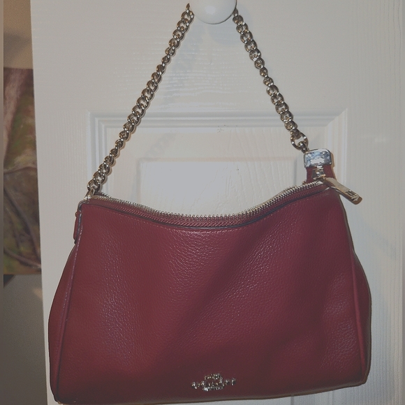Coach Handbags - Authentic maroon coach purse